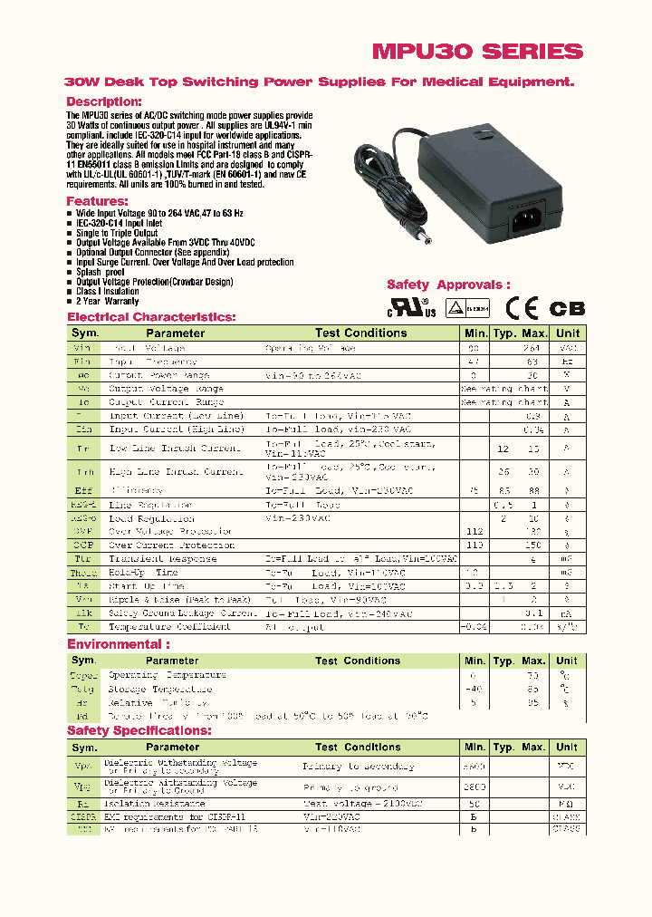 MPU30-101_4775935.PDF Datasheet