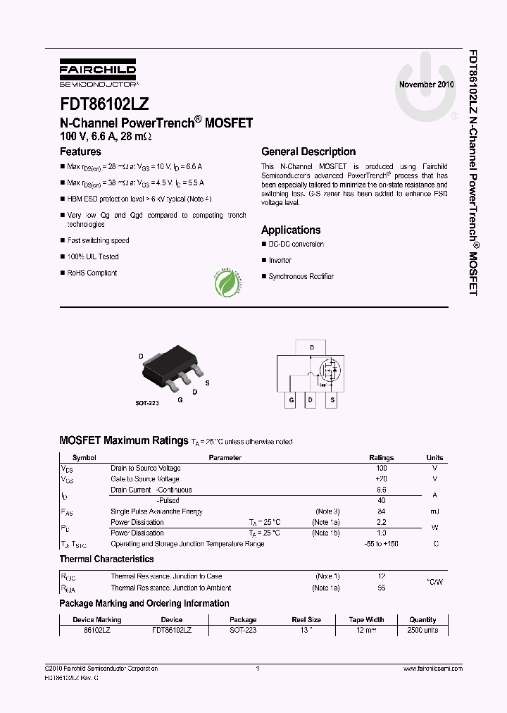 FDT86102LZ_4778561.PDF Datasheet