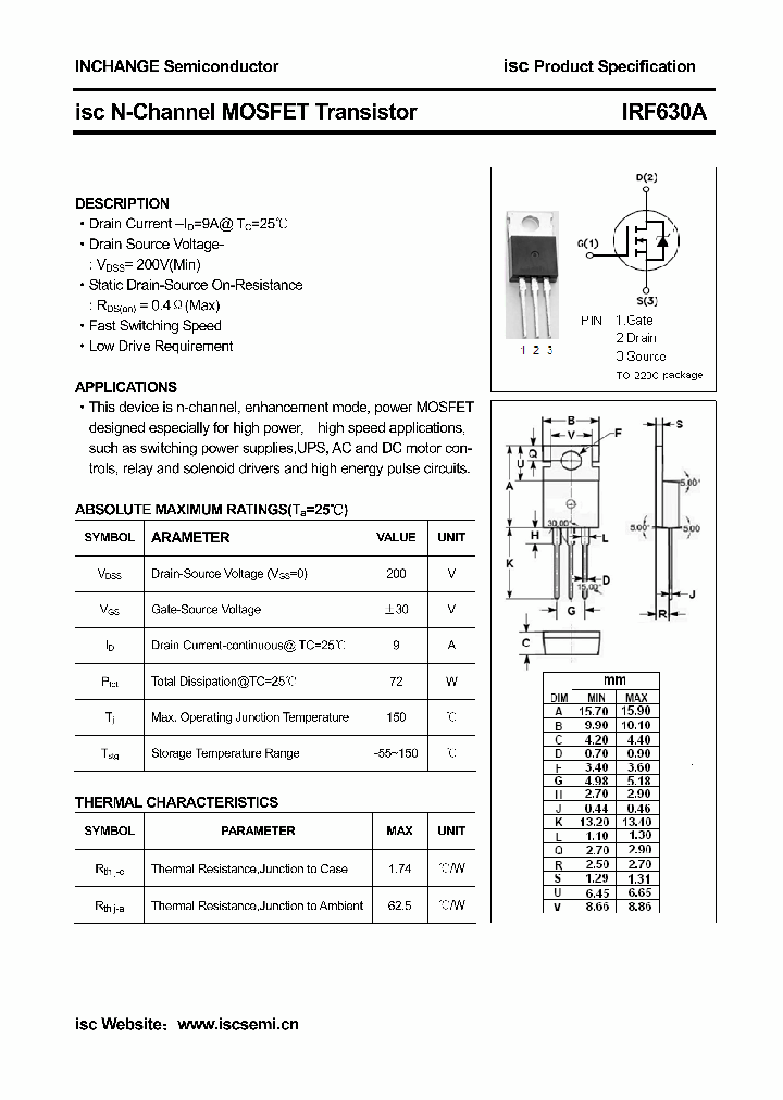 IRF630A_4784635.PDF Datasheet