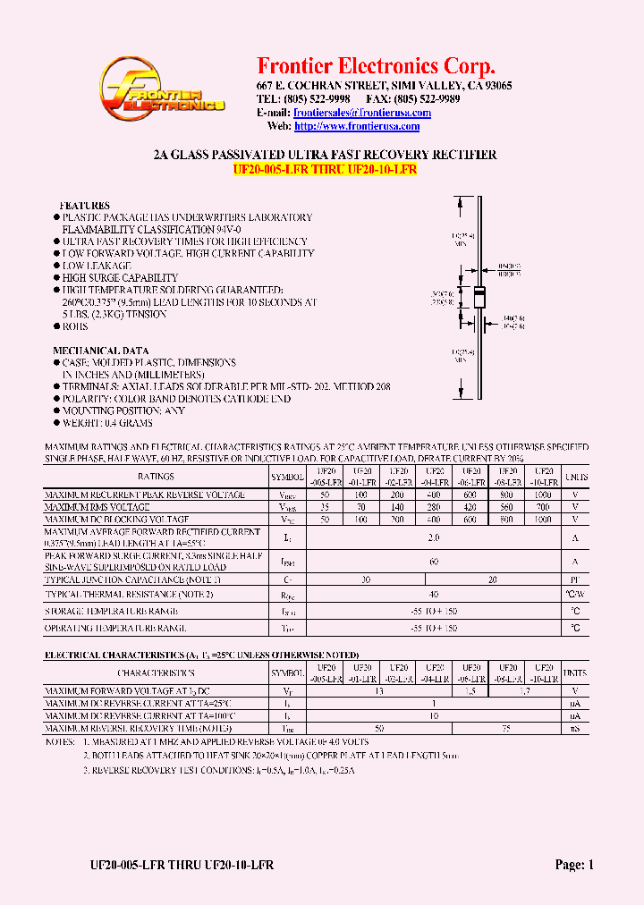UF20-10-LFR_4813532.PDF Datasheet