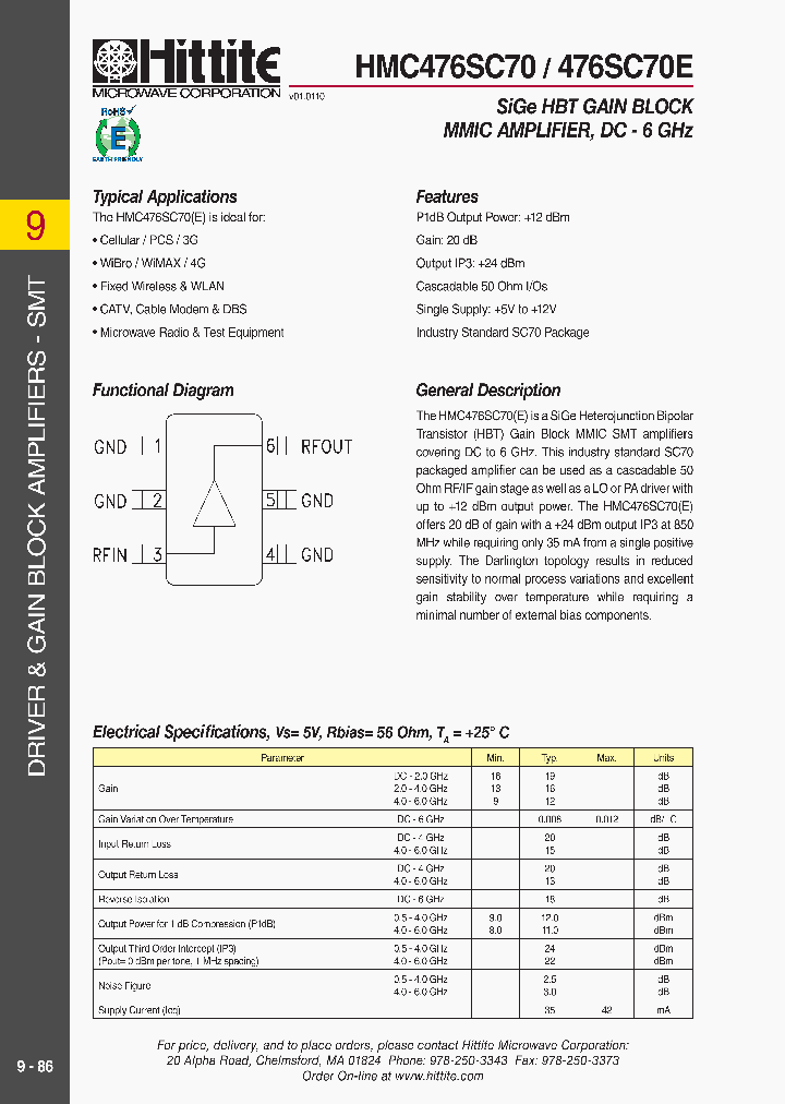 HMC476SC7010_4831626.PDF Datasheet