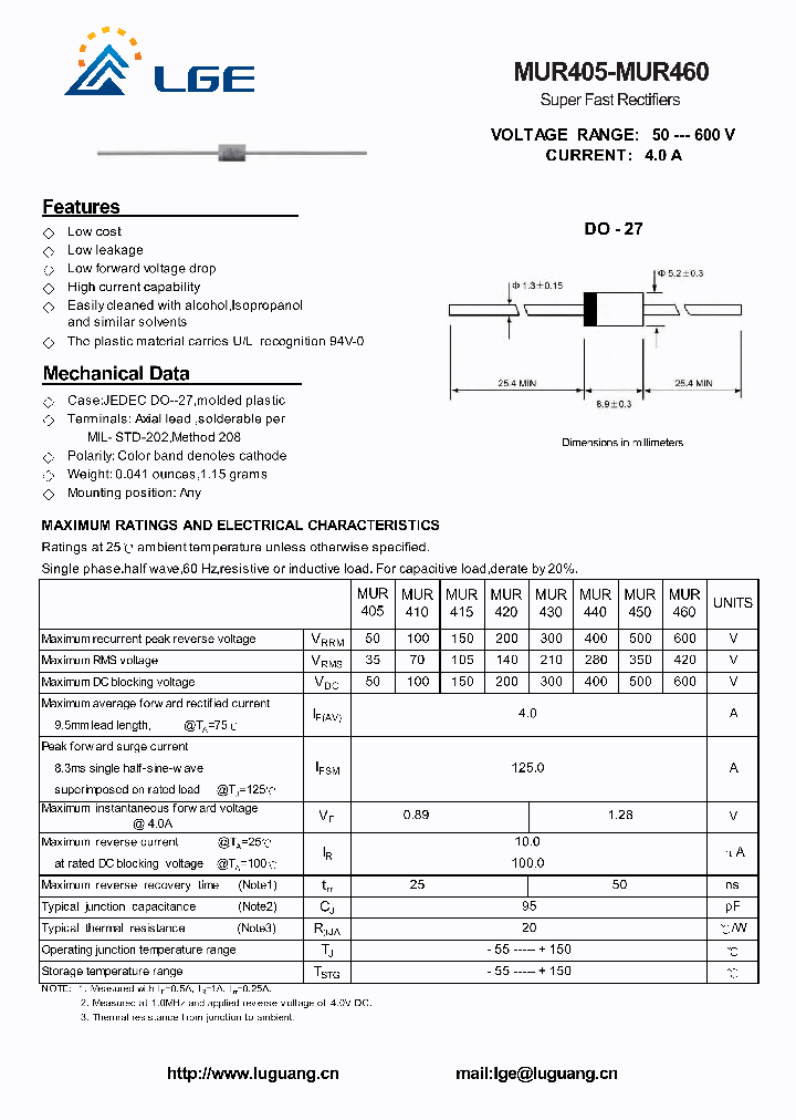 MUR460_4845019.PDF Datasheet