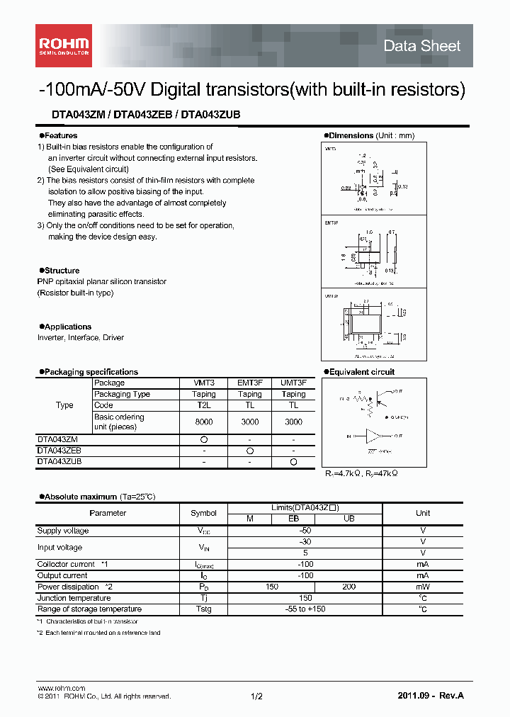 DTA043ZEB_4850034.PDF Datasheet