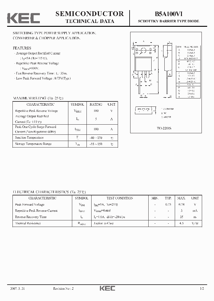 B5A100VI07_4850415.PDF Datasheet