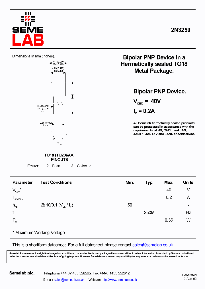 2N3250_4852443.PDF Datasheet
