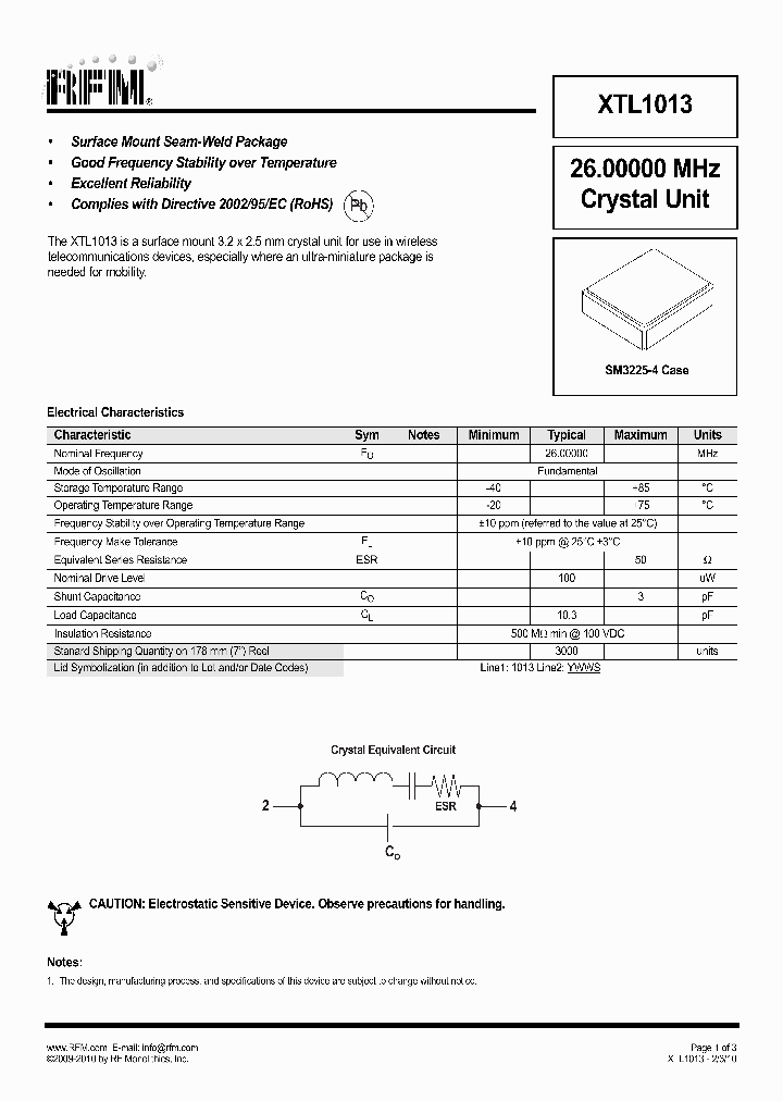 XTL1013_4860337.PDF Datasheet