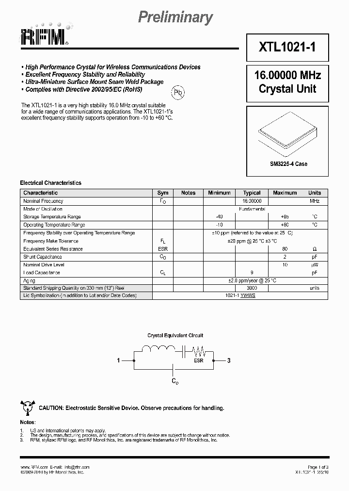 XTL1021-1_4860347.PDF Datasheet