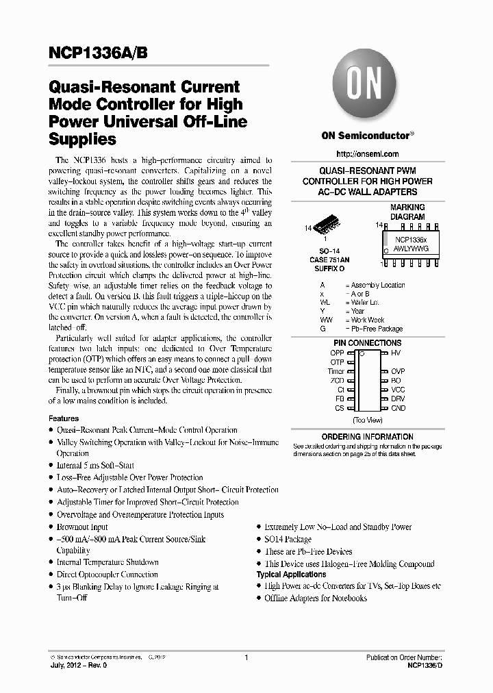 NCP1336_4865764.PDF Datasheet