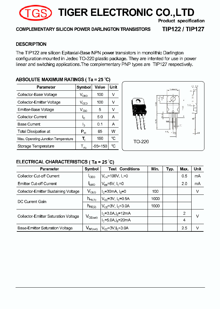 TIP127_4866172.PDF Datasheet