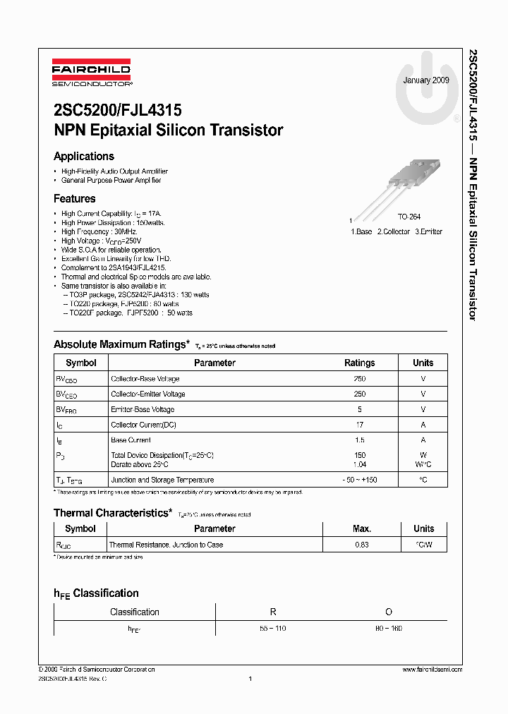 FJL4315OTUNL_4870838.PDF Datasheet