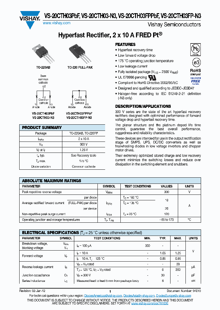 20CTH03FPPBF_4872720.PDF Datasheet