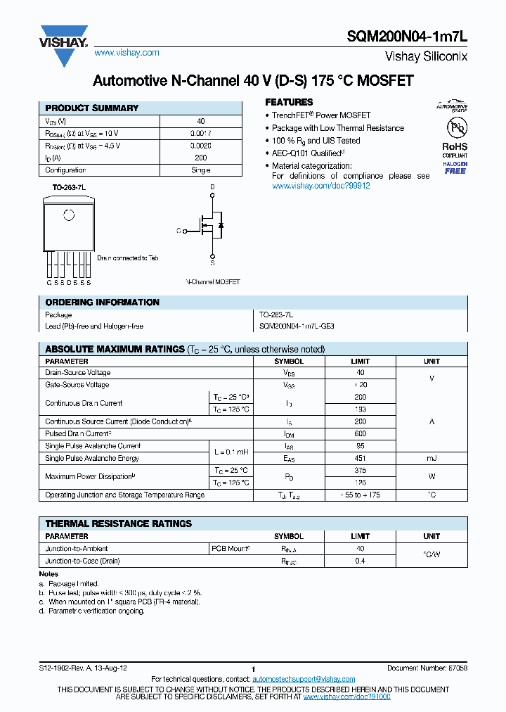 SQM200N04-1M7L_4879108.PDF Datasheet