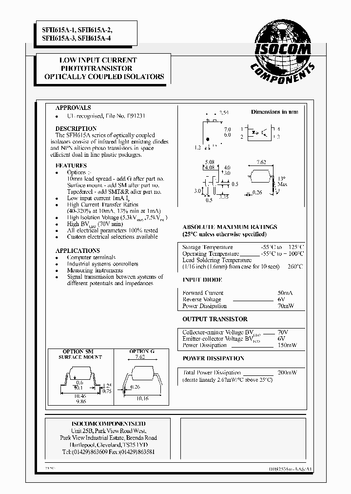 SFH615A-1_4879558.PDF Datasheet