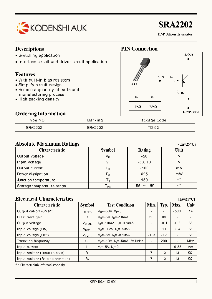 SRA2202_4893611.PDF Datasheet