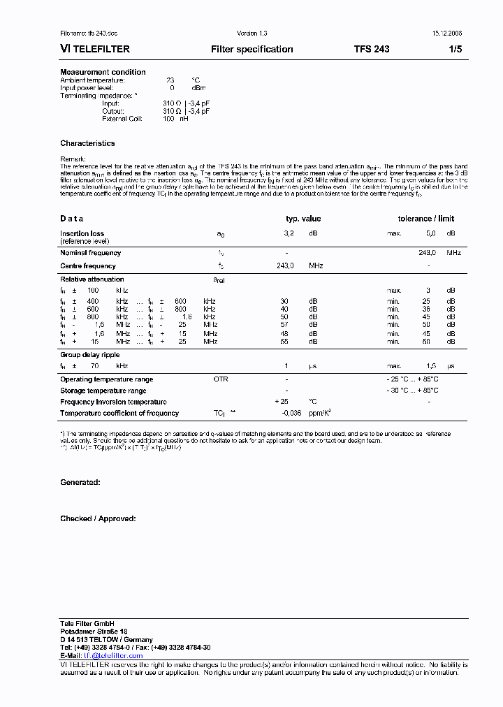 TFS243_4905260.PDF Datasheet