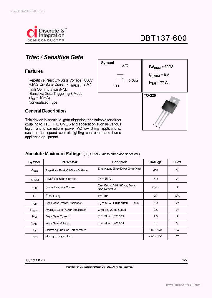 DBT137-600_4904153.PDF Datasheet