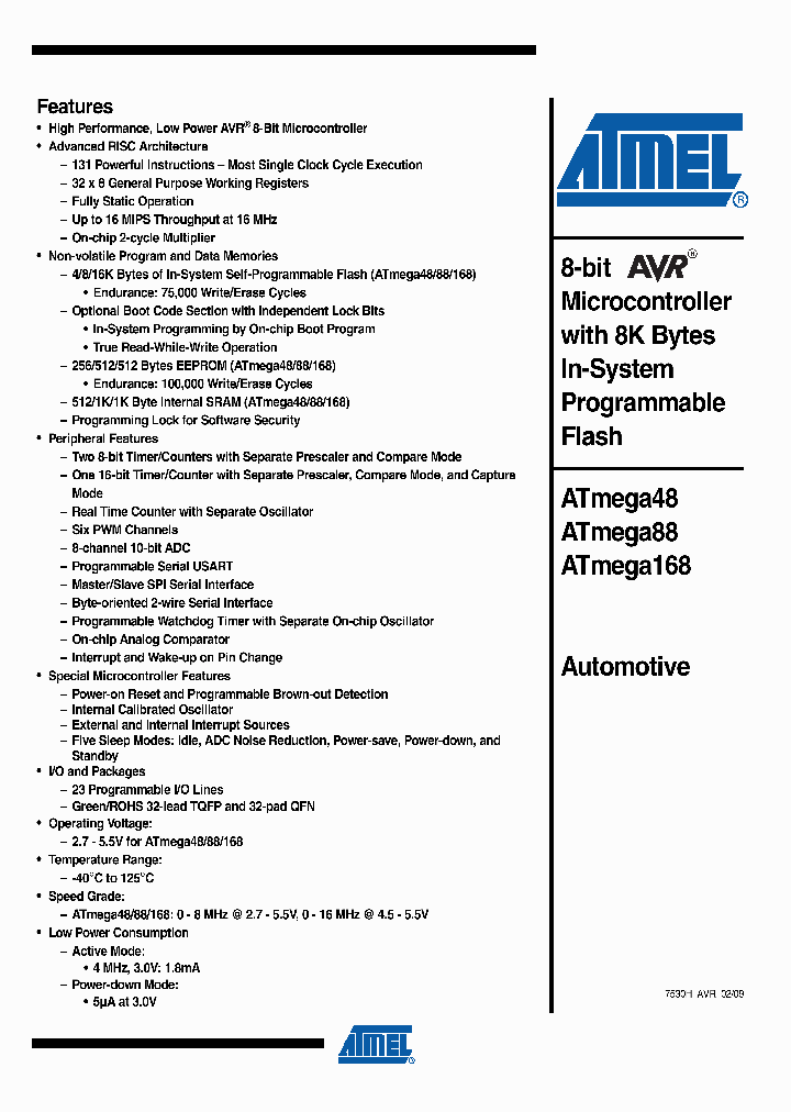 ATMEGA168-15MZ_4933025.PDF Datasheet