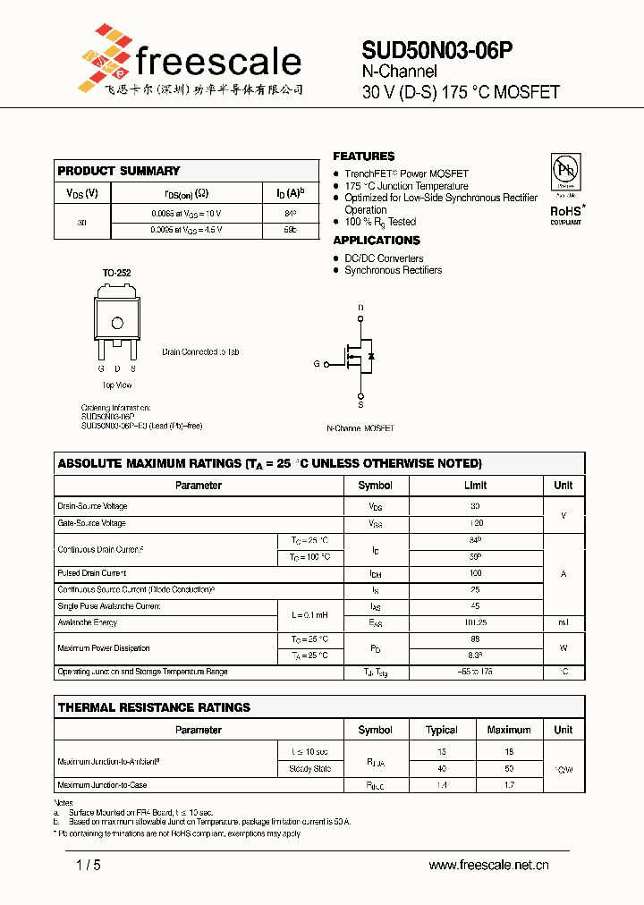 SUD50N03-06P_4950323.PDF Datasheet