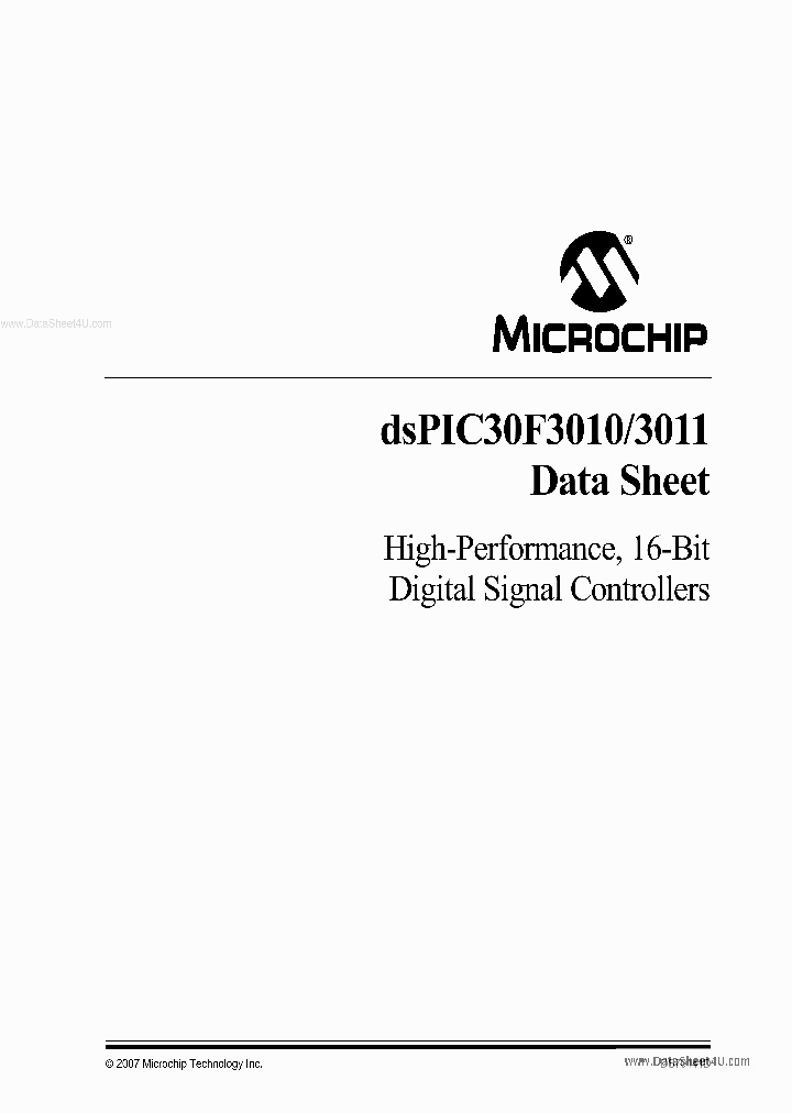 DSPIC30F3010_4949993.PDF Datasheet