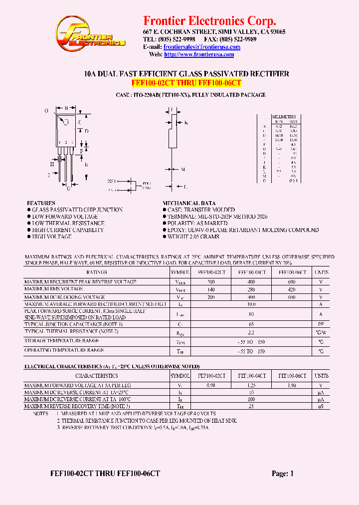 FEF100-02CT_4954552.PDF Datasheet