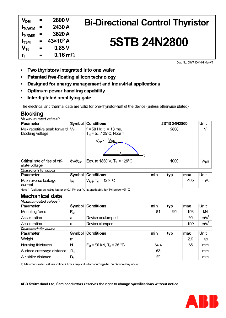 5STB24N2800_4956251.PDF Datasheet