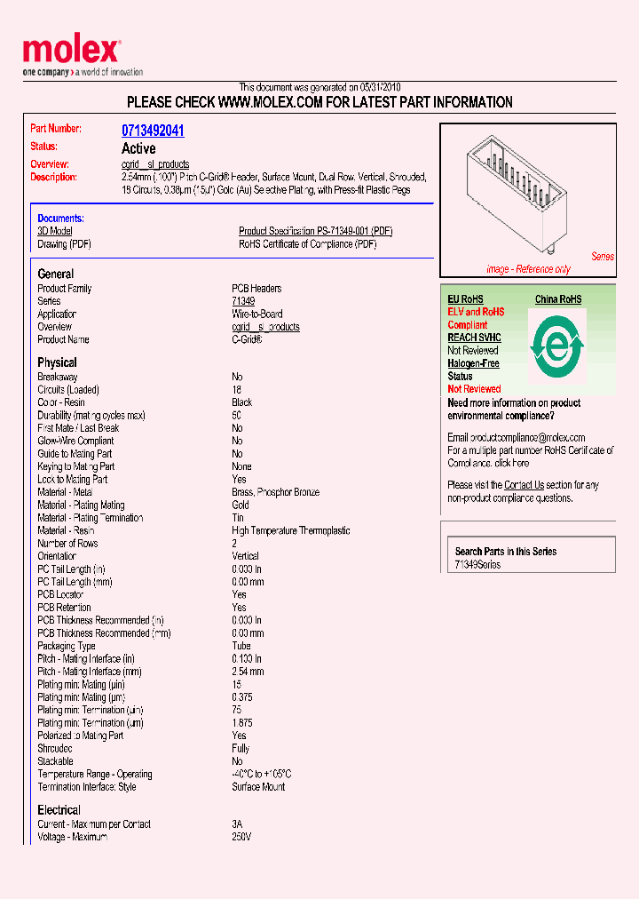 71349-2041_4963365.PDF Datasheet