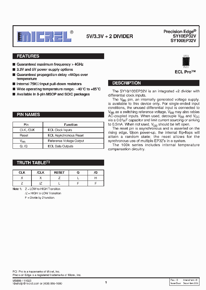 SY10EP32VZG_4963632.PDF Datasheet