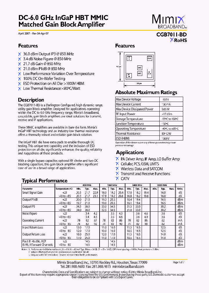 CGB7011-BD-000V_4967146.PDF Datasheet