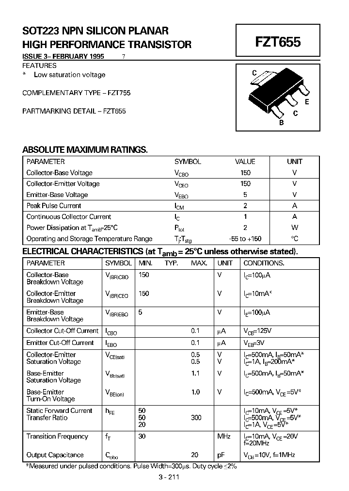 FZT655_4985125.PDF Datasheet