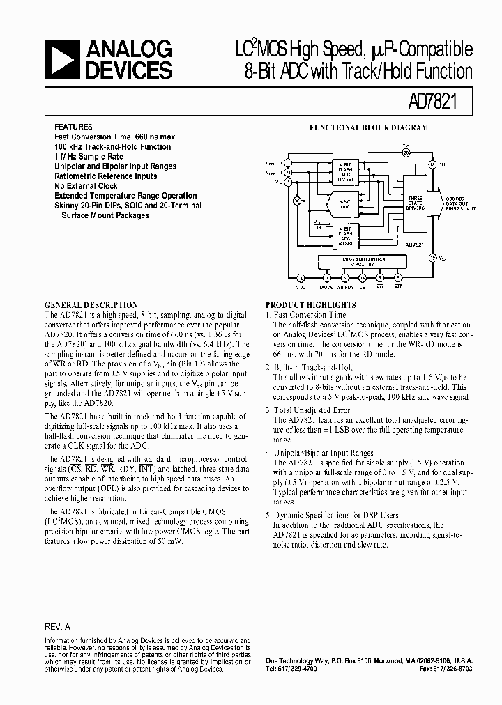 AD7821BCHIPS_4996377.PDF Datasheet