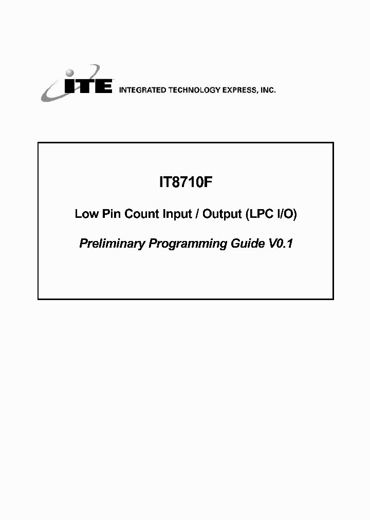 IT8710F_5000235.PDF Datasheet