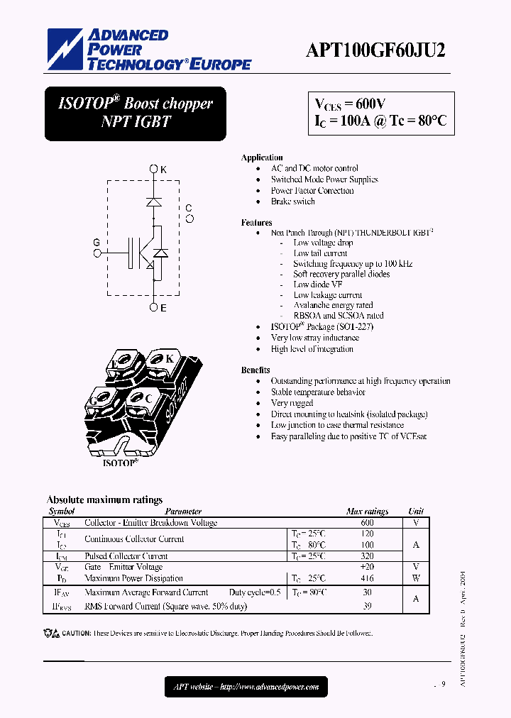 APT100GF60JU2_5005914.PDF Datasheet