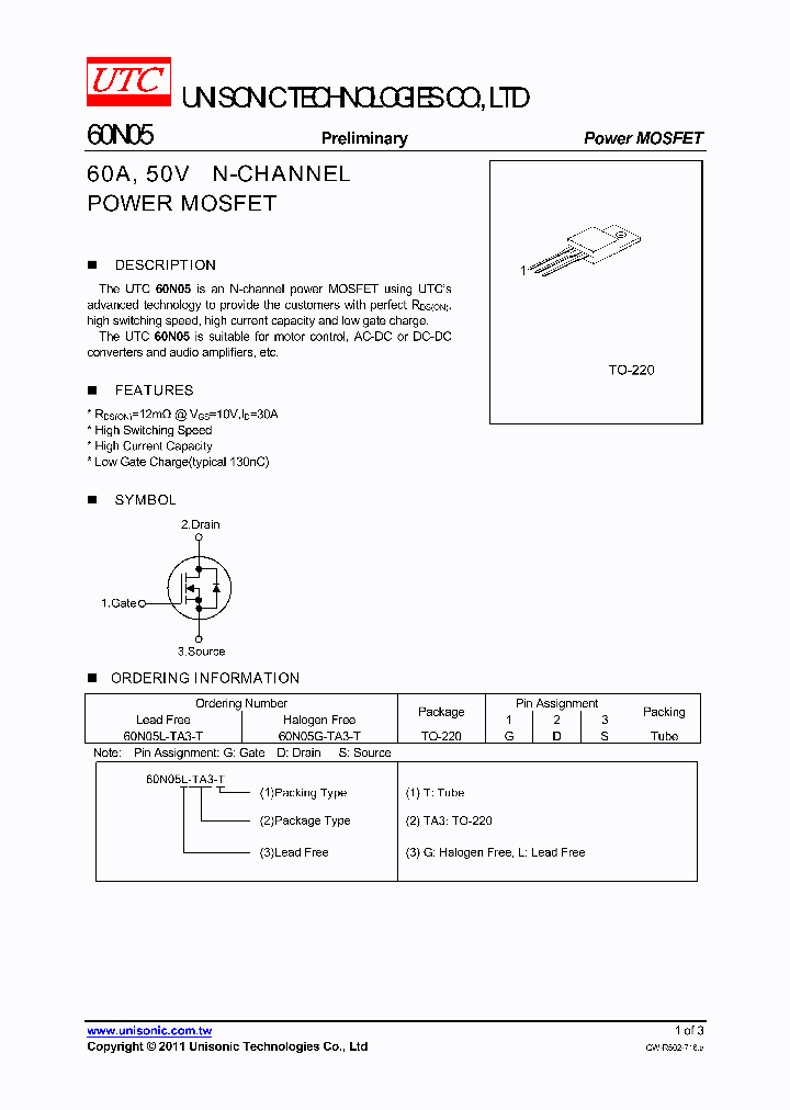 60N05_5007691.PDF Datasheet