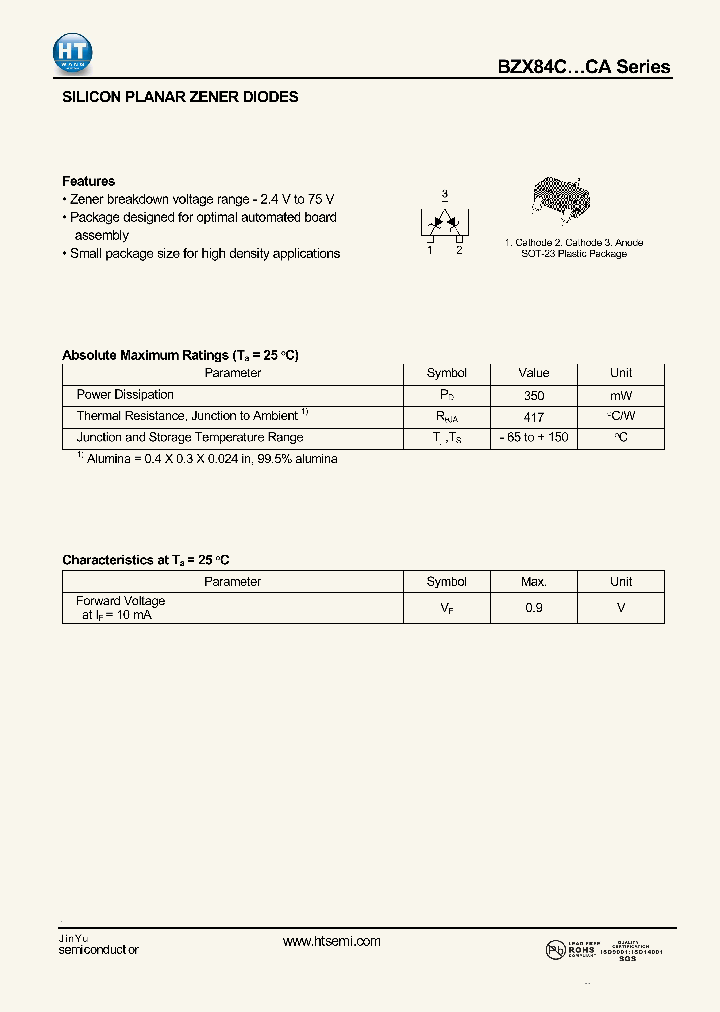 BZX84C6V2CA_5020150.PDF Datasheet