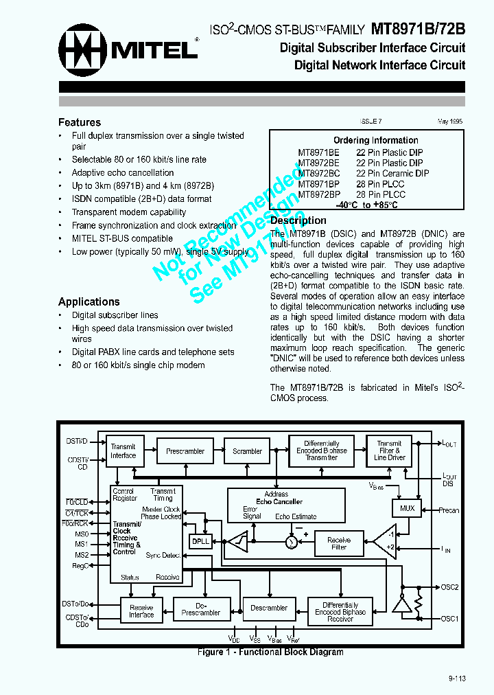 MT8972B_5032737.PDF Datasheet