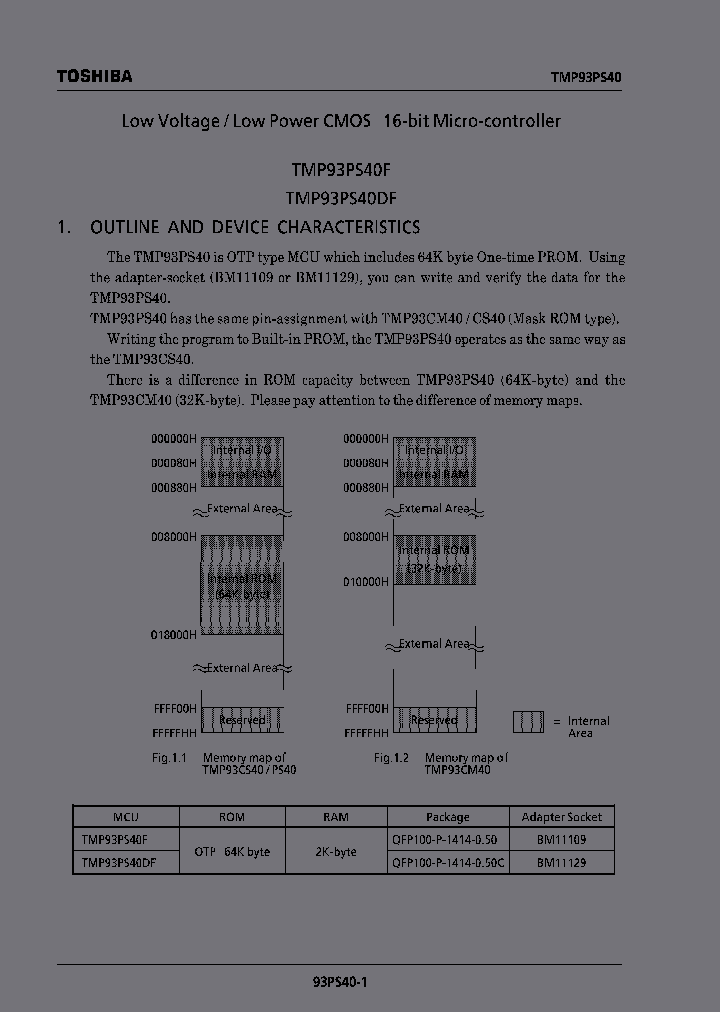TMP93PS40DF_5040624.PDF Datasheet