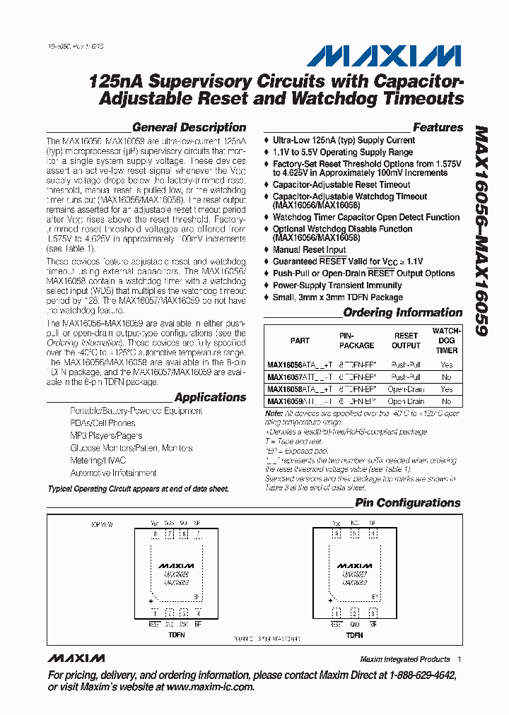 MAX16058ATA26T_5074823.PDF Datasheet