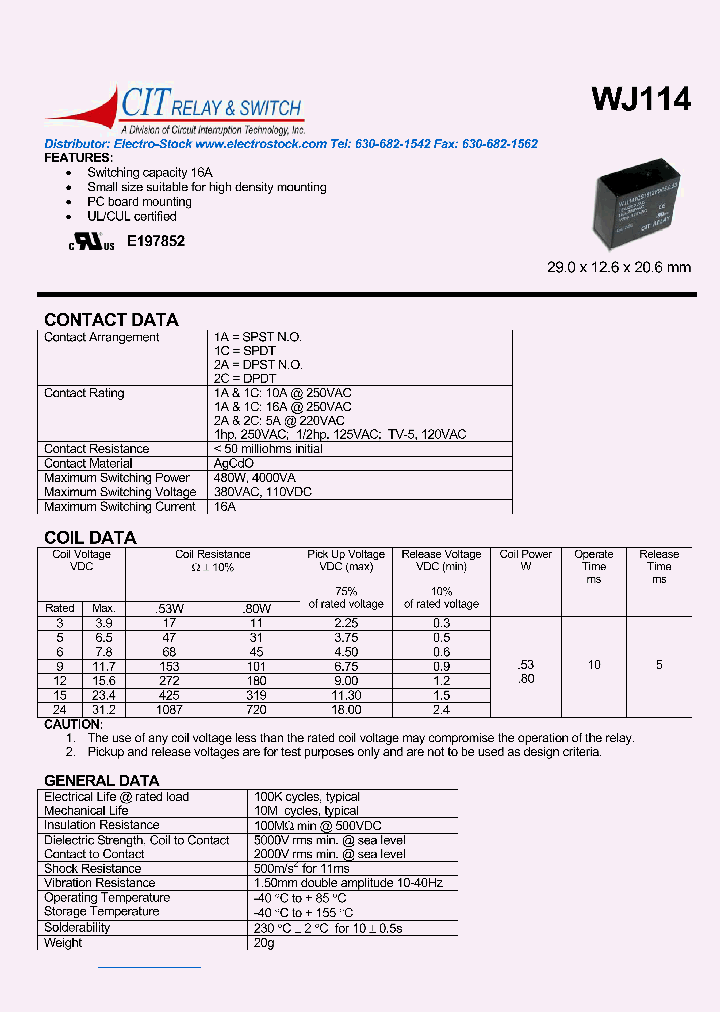 WJ1142AS103VDC50_5076237.PDF Datasheet