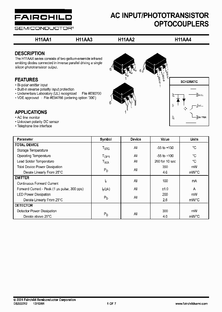 H11AA3SD_5088125.PDF Datasheet