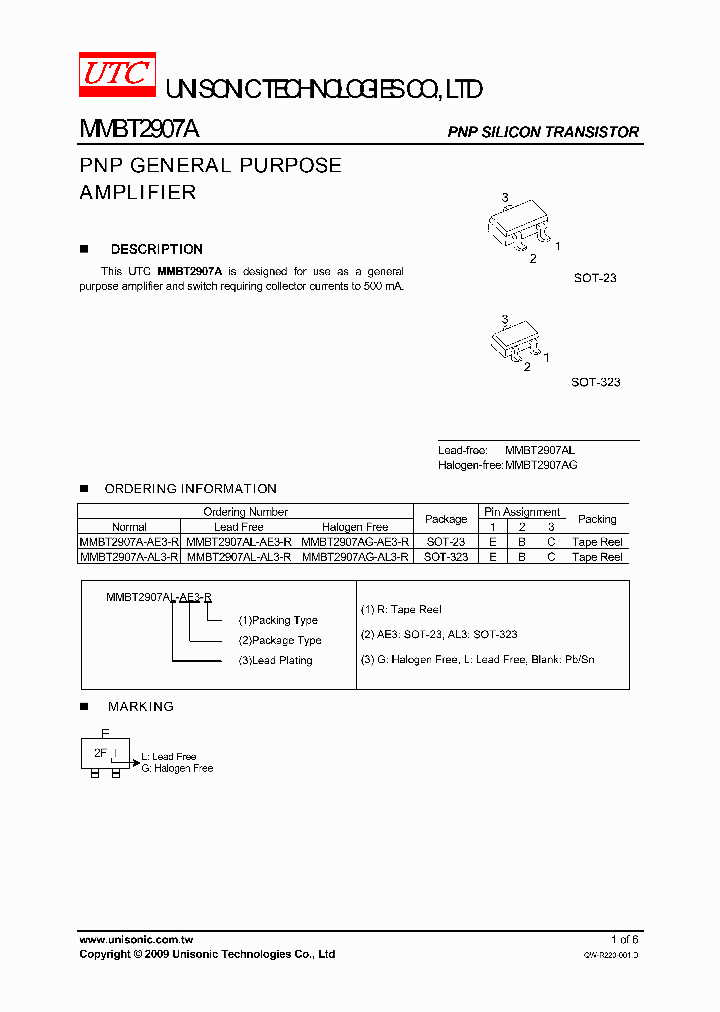 MMBT2907A-AL3-R_5086610.PDF Datasheet