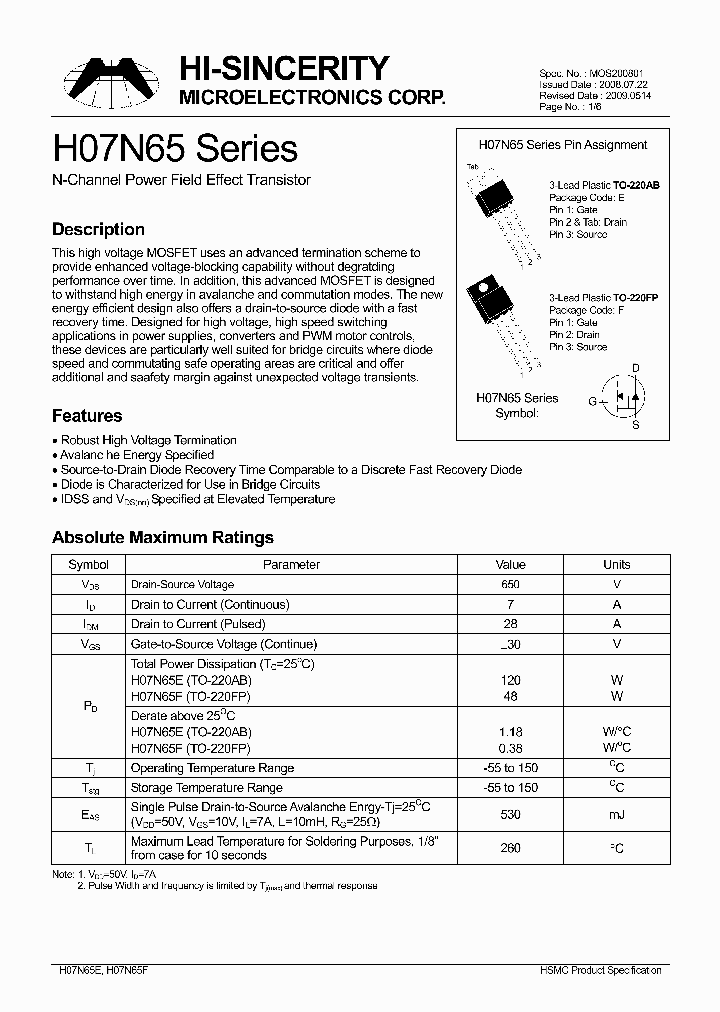 H07N65_5106424.PDF Datasheet