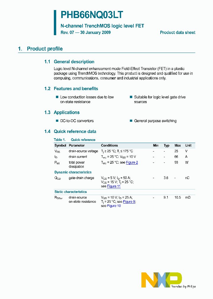 PHB66NQ03LT_5114555.PDF Datasheet