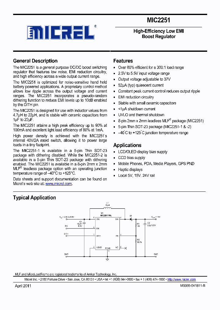 MIC2251-1YD5_5129473.PDF Datasheet