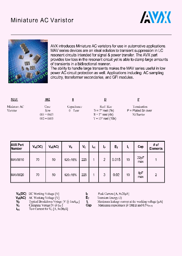 MAV0010DP_5148002.PDF Datasheet