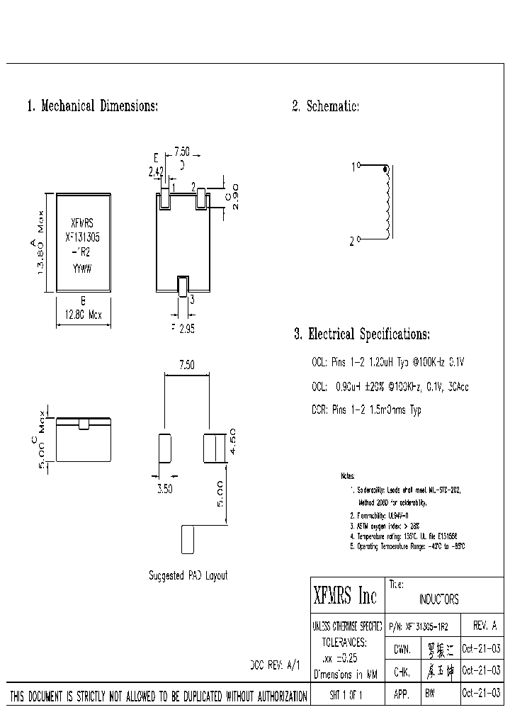 XF131305-1R2_5151837.PDF Datasheet