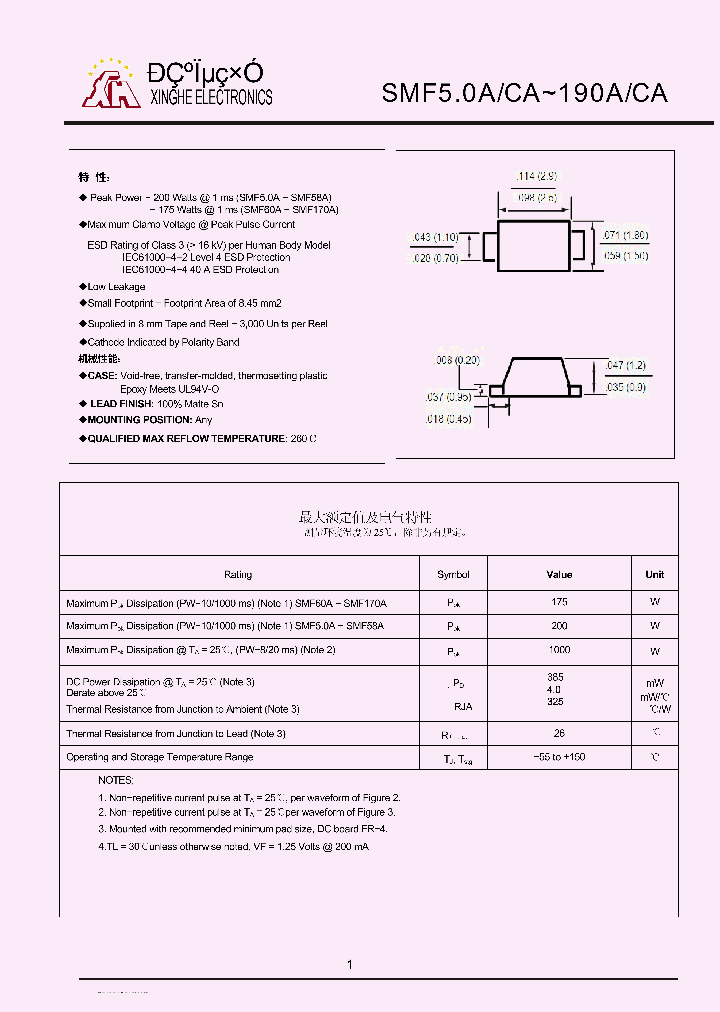 SMF65CA_5156895.PDF Datasheet