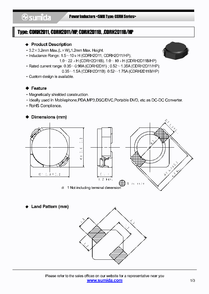 CDRH2D11NP-2R2N_5166898.PDF Datasheet