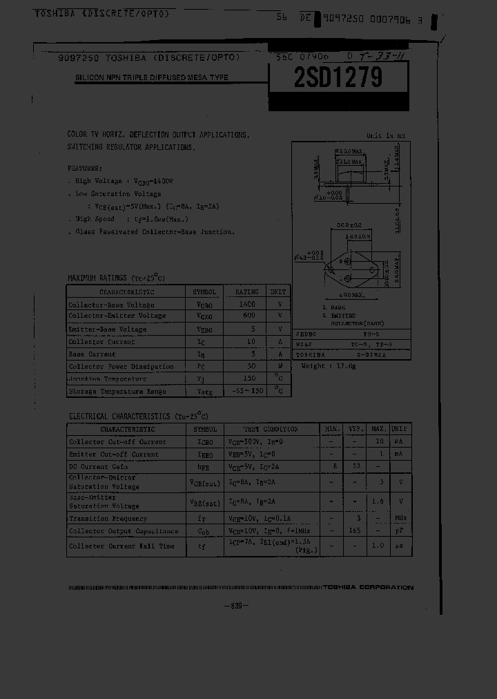 2SD1279_5172990.PDF Datasheet
