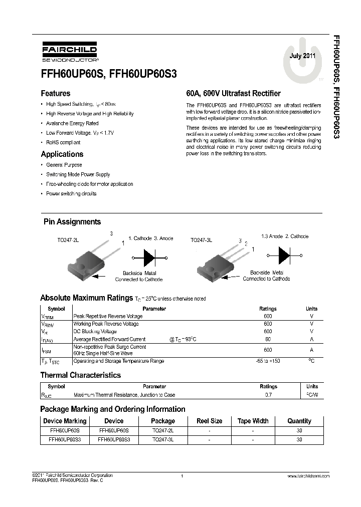 FFH60UP60S311_5215163.PDF Datasheet