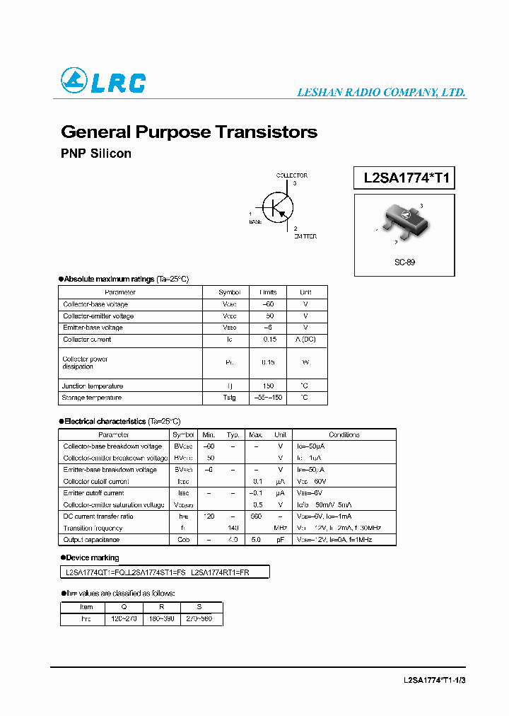 L2SA1774ST1_5218437.PDF Datasheet